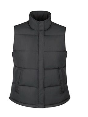 Women's Black Quilted Puffer Vest - Lightweight Insulated Layer